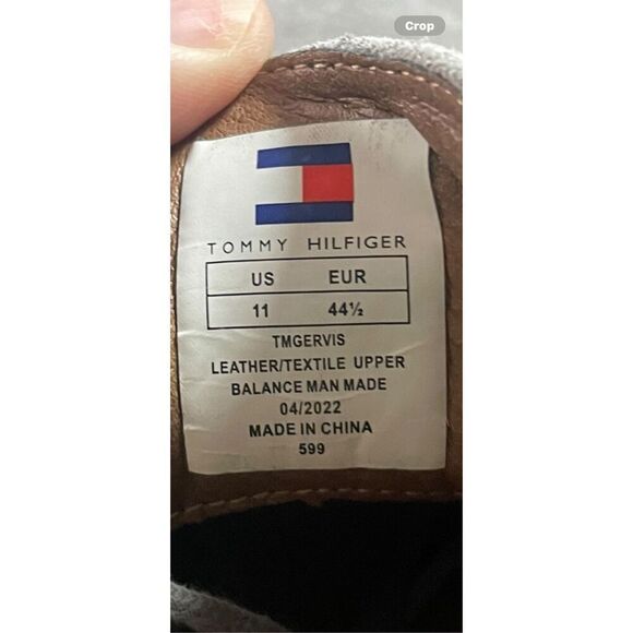 Tommy Hilfiger Mens Gray Suede Leather Lace Up Gervis Chukka Boot Size 11 - Picture 8 of 10